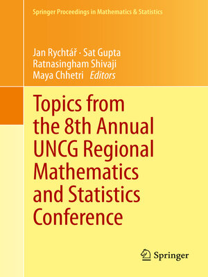 cover image of Topics from the 8th Annual UNCG Regional Mathematics and Statistics Conference